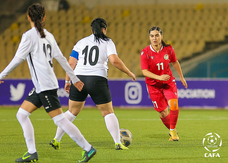 Turkmen football players tied with the team of Tajikistan at the CAFA-2022 championship in Dushanbe